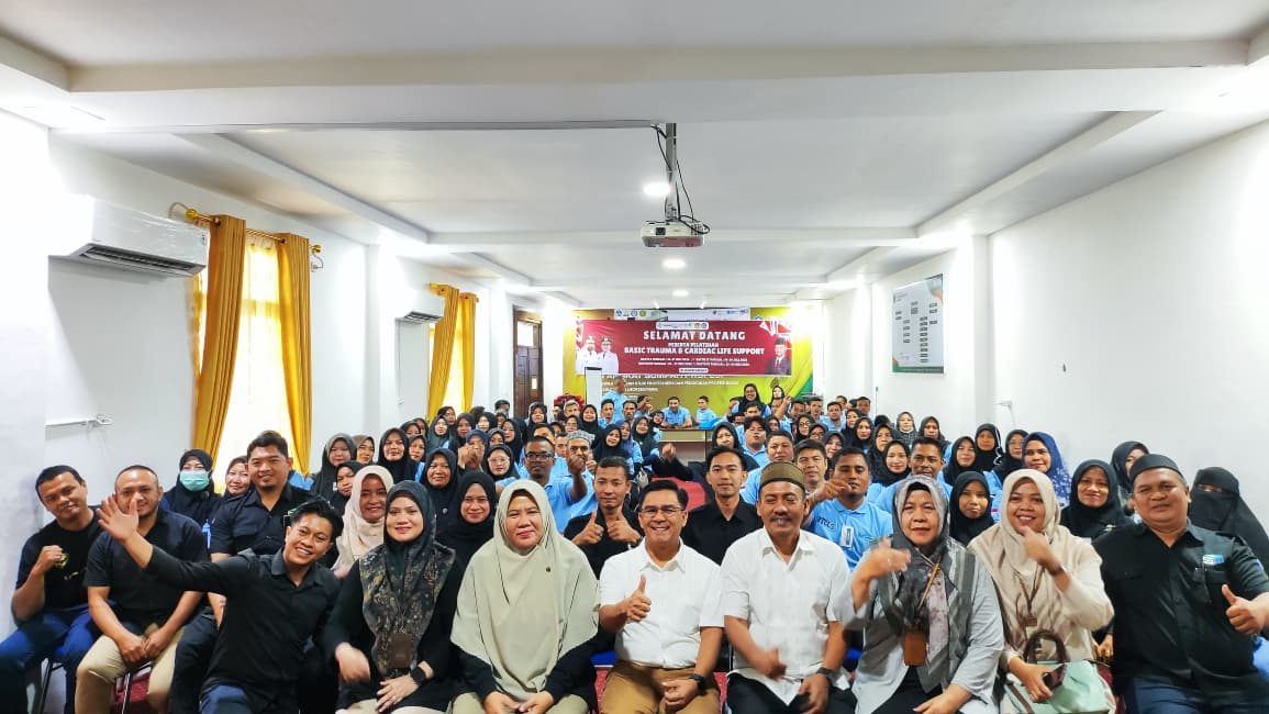 Pembukaan kelas pelatihan BTCLS di aula